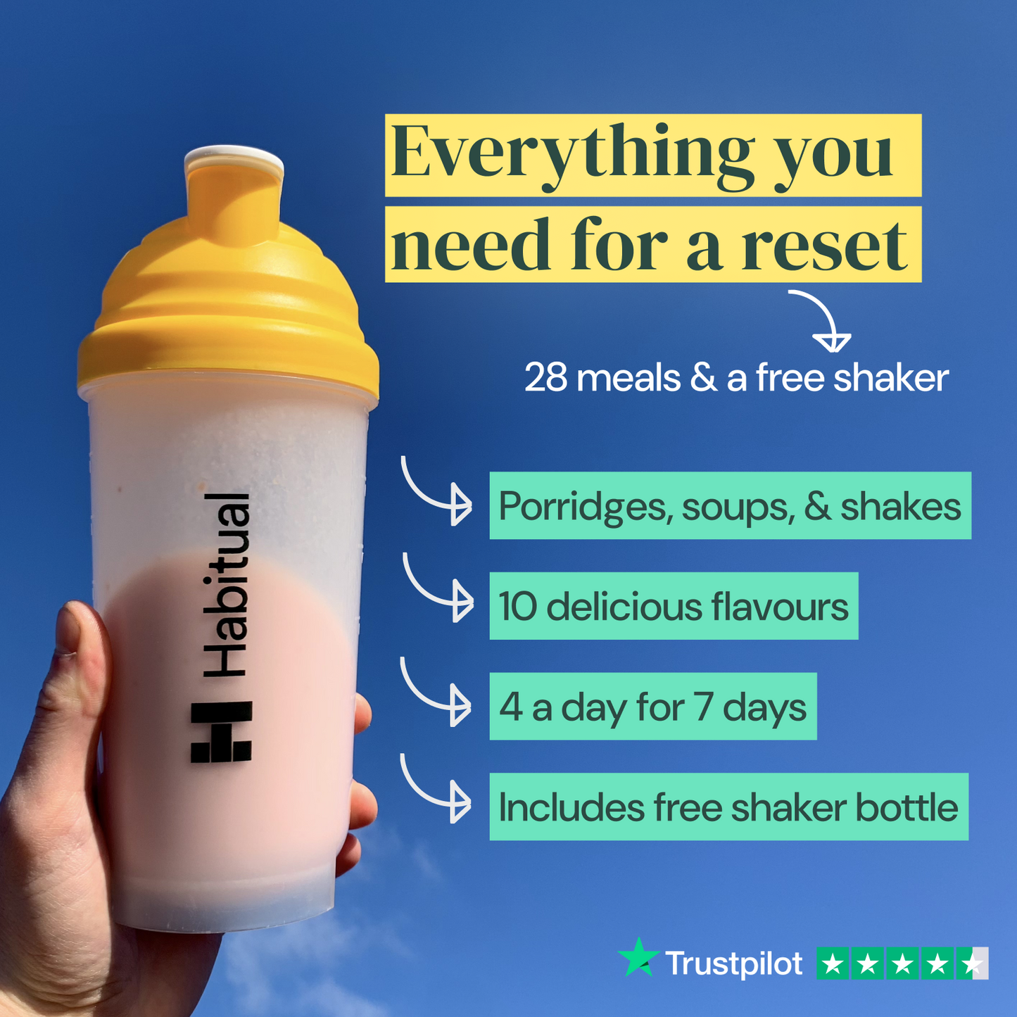 7-day reset - includes free shaker